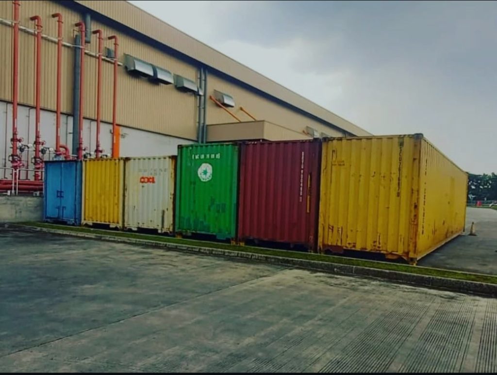 Harga sewa container 40 feet per bulan